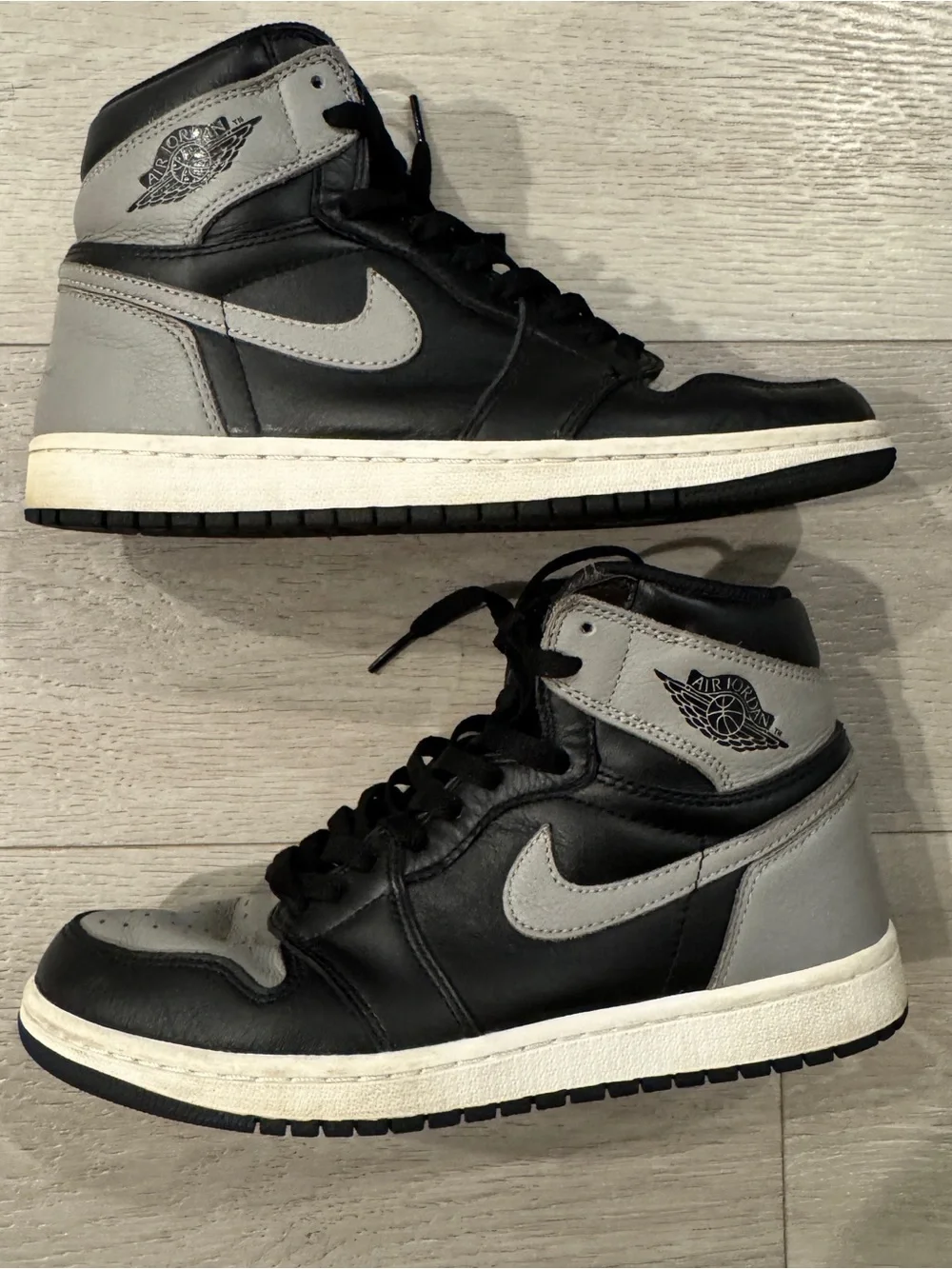 Nike Air Jordan 1 OG High Shadow Grey Black Shoes Sneakers Unisex sz. 8